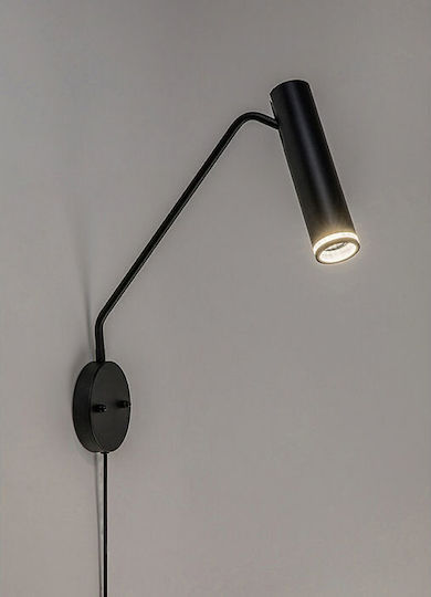 Rabalux Lampa De Perete Modernă Cu Bază De Bec GU10 Neagră