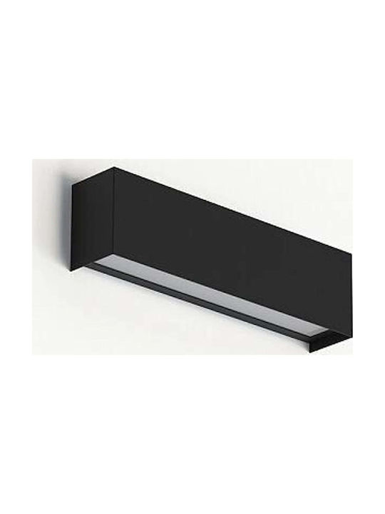 Nowodvorski Straight Wall XS Модерен Осветително тяло За стена с фасунга T8 Черен 26x7x5см.