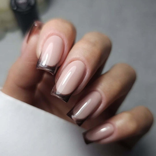 Semilac Glow Gel Nagellack 965 7ml Schokoladen-Glanz