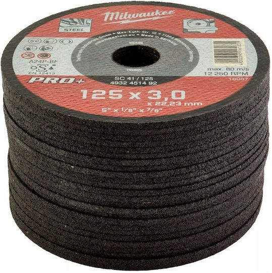 Milwaukee Sc 41 / 125 Pro+ Δίσκος Λείανσης Μετάλλου 125mm
