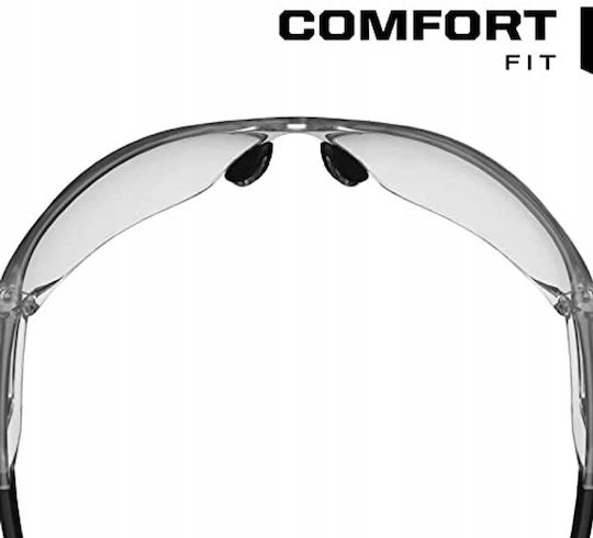 Mechanix Type-n S Safety Glasses Clear Lens Clear Frame