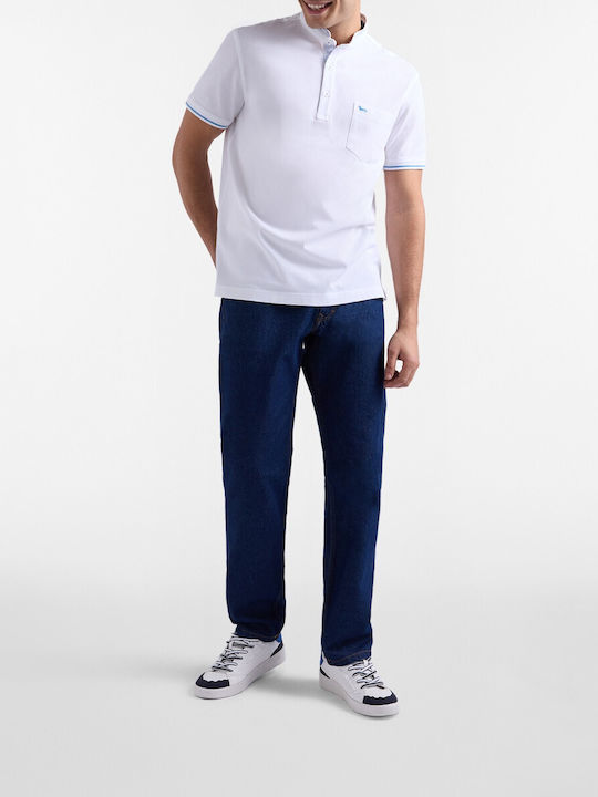 Polo Bluza Tricou Cu Mânecă Scurtă Alb