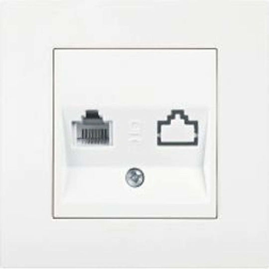 Viko Einzeln Netzwerksteckdose RJ45 Ohne Rahmen Typ Cat5 In Weiß Farbe 90963632