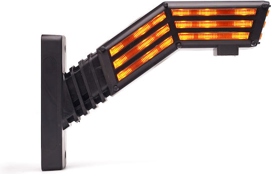 Led Dreifaches Seitenvolumenleuchte Typ Horn Kurze Funktion Blitz 12v24v Was Rechts