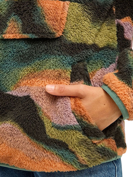 Switchback Damenpullover mit Reißverschluss Black Multi