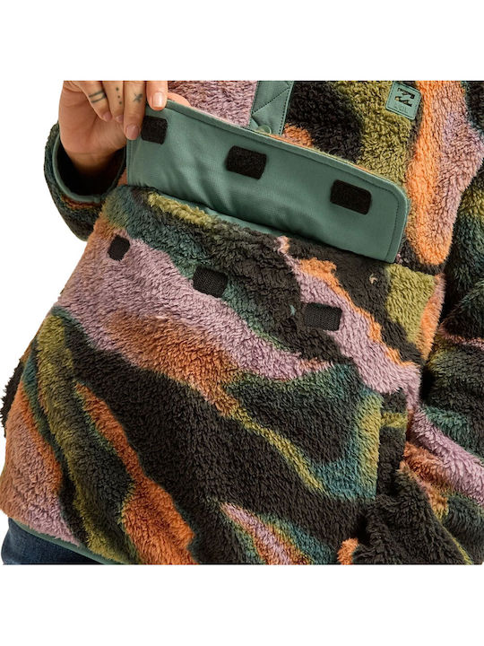 Switchback Damenpullover mit Reißverschluss Black Multi