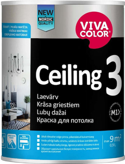 VivaColor 4.8lt Λευκό Ματ