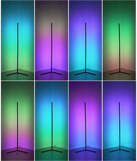Mozos LED Φωτιστικό Δαπέδου Υ140εκ. με RGB Φως Λευκό