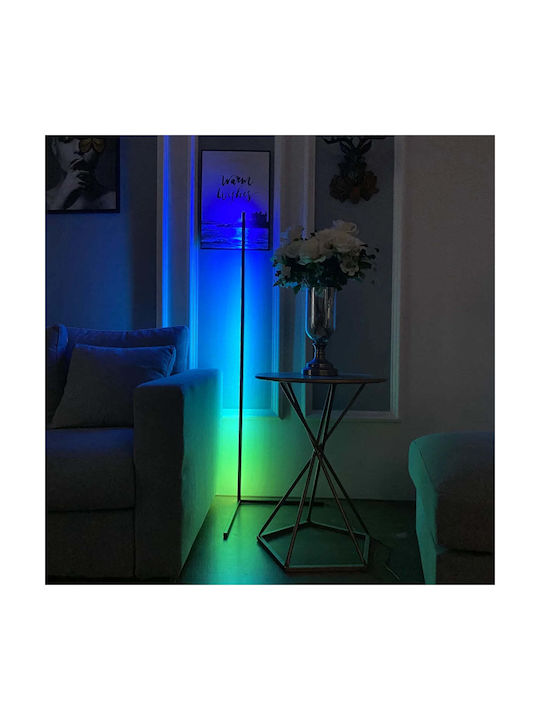 Mozos LED Подова Лампа В140см. с RGB Светлина Бял