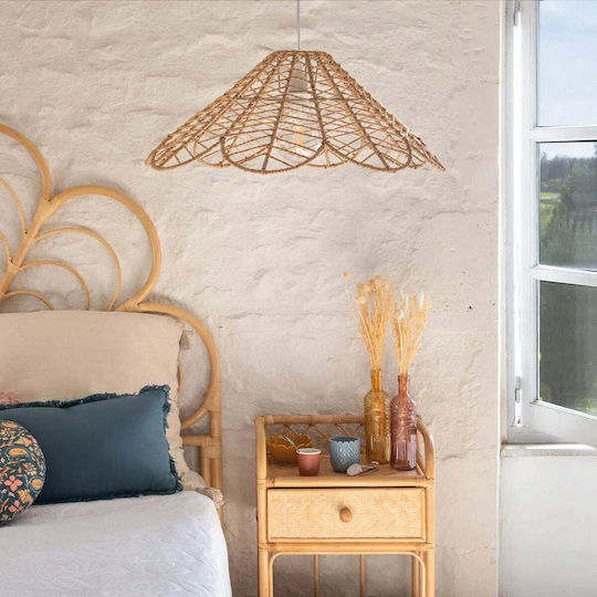 Atmosphera Adria Floor Lamp Height 97cm with Lamp Bulb Base for E27 Beige