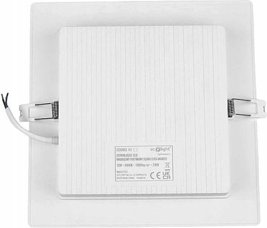 Eco Light Вграден LED Панел 18W 20.5x20.5см Eco Light Вграден LED Панел 18W 20.5x20.5см