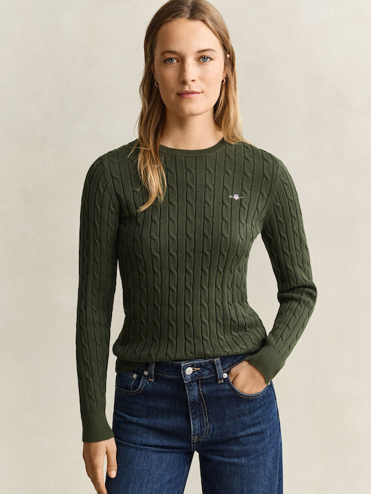 Gant Πουλόβερ Mossy Green