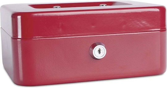 Donau Kassenschrank mit Schloss 5232001PL04 Rot