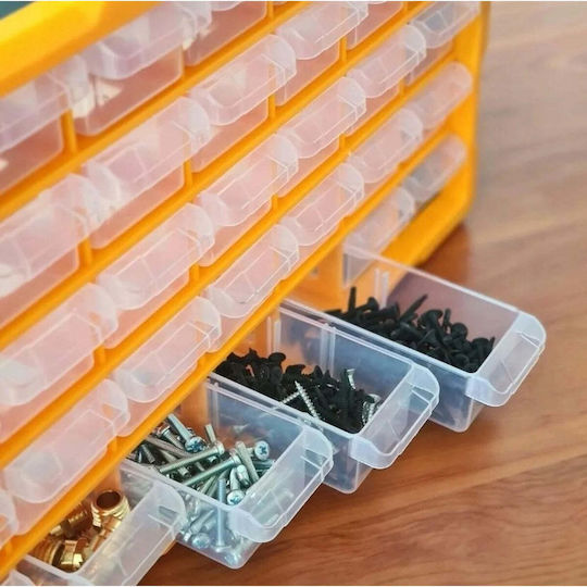 Vorel Συρταριέρα Εργαλείων Plastic with 39 Drawers W47.5xD38xH16cm