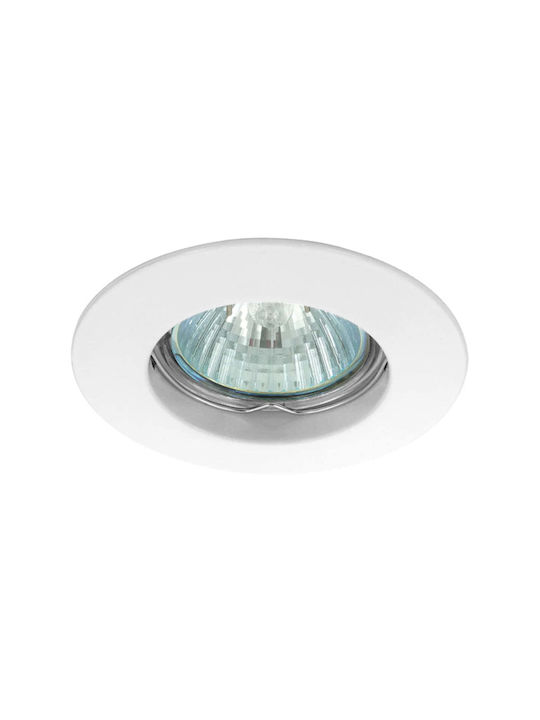 Kanlux Metalic Cadru pentru Spoturi GX5.3 Alb 8.5x8.5cm. 1buc