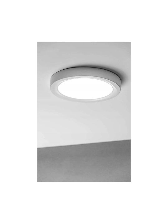 Gtv Louis Spot Rotund De Tavan Cu LED Încorporat Și Lumină Alb Natural Alb
