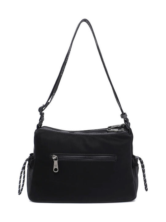 Fabric Women's Crossbody / Shoulder Bag Black