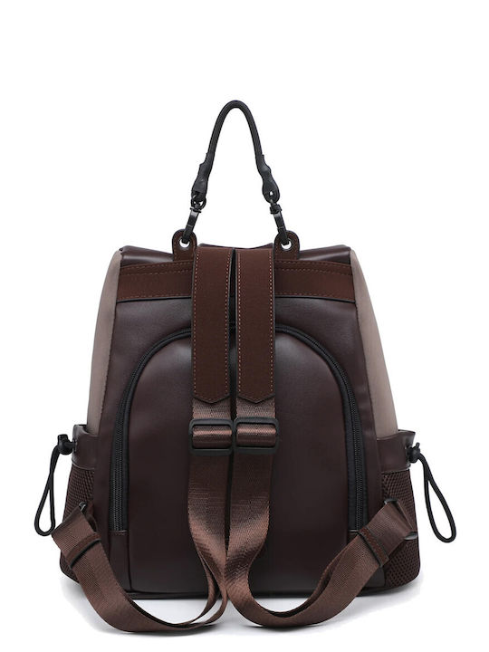 Women's Brown Backpack Bag