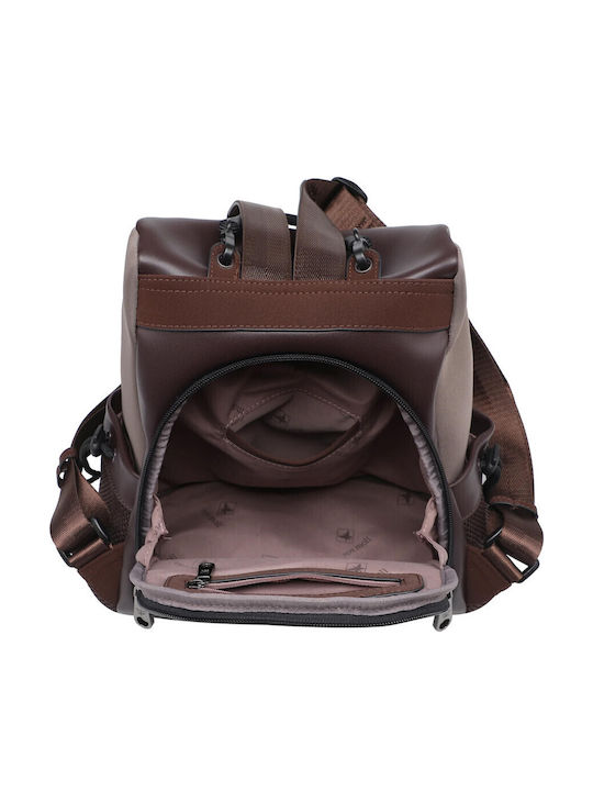 Women's Brown Backpack Bag