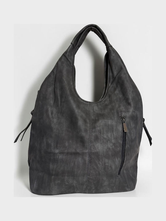 Damen Hobo Tasche Grau
