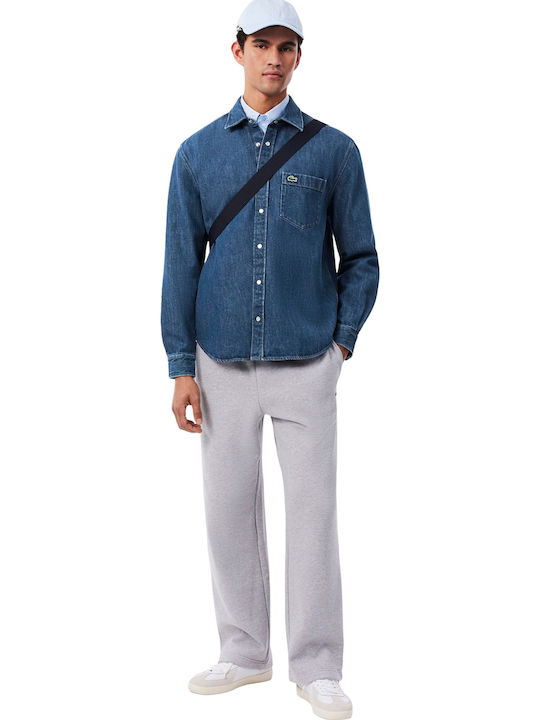 Langärmeliges Denim Hemd Washed Deep Medium