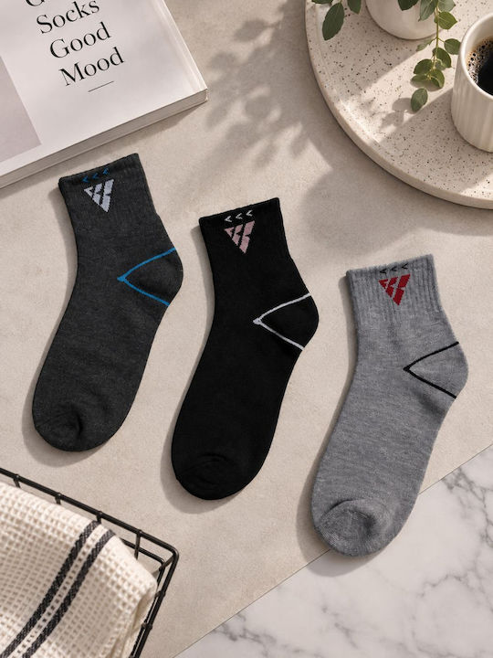 Yookie Γυναικείες Κάλτσες Πολυχρωμο 3Pack Yookie Γυναικείες Κάλτσες Πολυχρωμο 3Pack