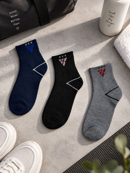 Yookie Γυναικείες Κάλτσες Πολυχρωμο 3Pack Yookie Γυναικείες Κάλτσες Πολυχρωμο 3Pack