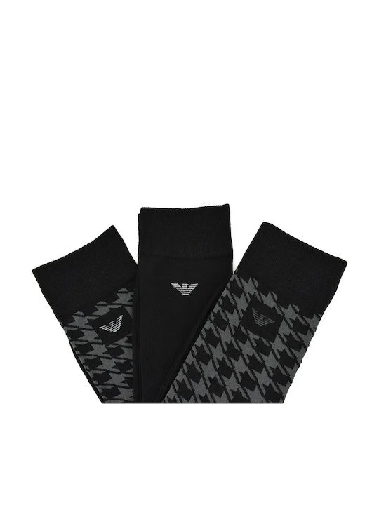 Emporio Armani Herren Socken Schwarz 3er Pack Emporio Armani Herren Socken Schwarz 3er Pack