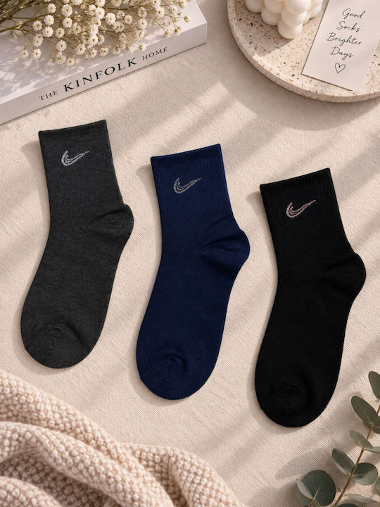 Yookie Γυναικείες Κάλτσες Πολυχρωμο 3Pack Yookie Γυναικείες Κάλτσες Πολυχρωμο 3Pack
