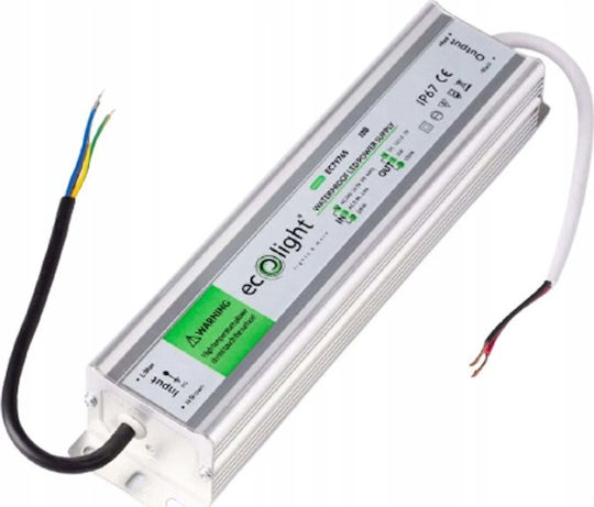 Eco Light Αδιάβροχη Ταινία LED 12V με Τροφοδοτικό