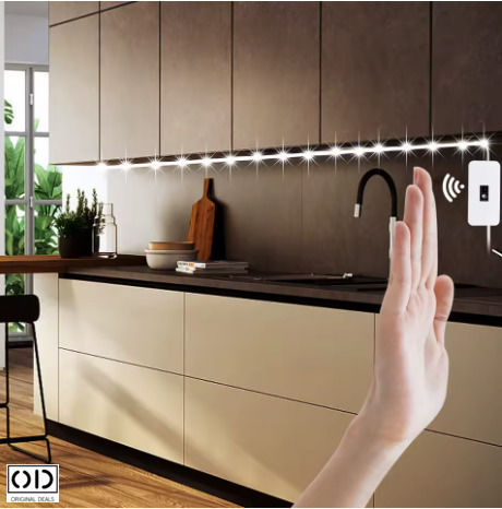Ταινία LED USB 5V 5m με Αισθητήρα Κίνησης & Τροφοδοτικό