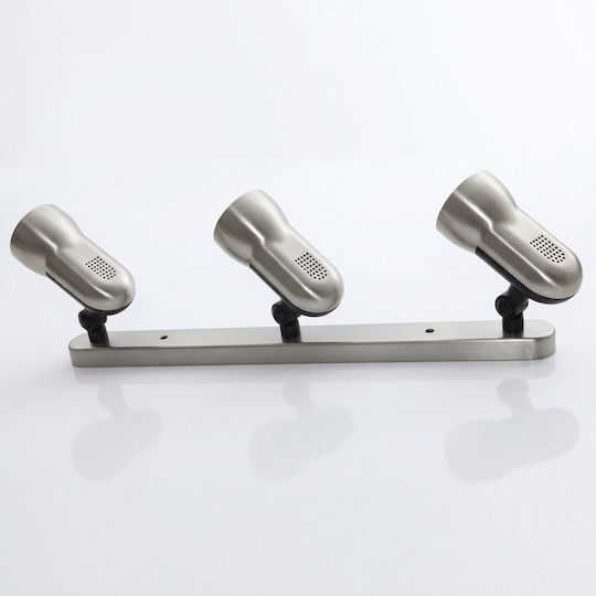Elvhx Dreifach Spot in Silber Farbe