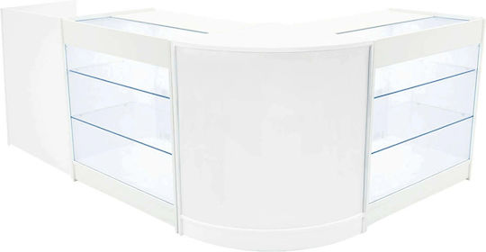 Aries Led Shop Counter Set Cm60 Tb60 & 2 X K900 Weiß