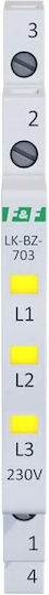 FF Trifazată Articulată Lampă De Protecție Galbenă 1/3s Led 230v Lk-bz-703y