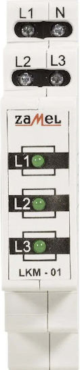 Zamel Single Indicatoare luminoase de panou Albă