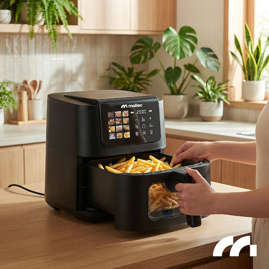 MalTec Air Fryer 8lt Μαύρο