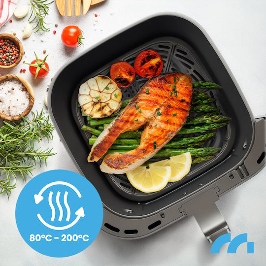 MalTec Air Fryer 8lt Μαύρο