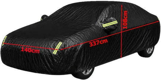 Verk Group Покривало 337x140x108cm Водоустойчиво което се закрепва с ремъци
