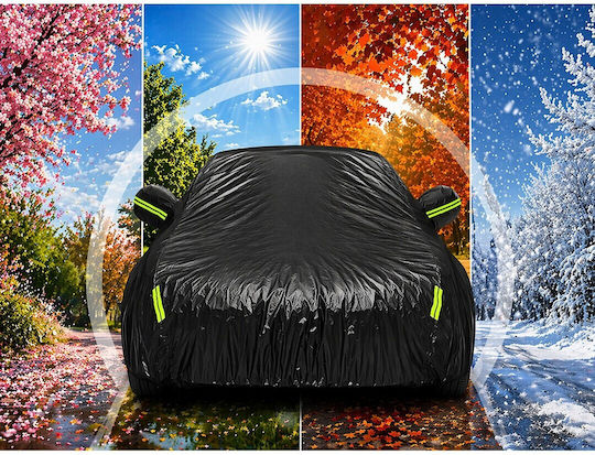 Verk Group Покривало 337x140x108cm Водоустойчиво което се закрепва с ремъци