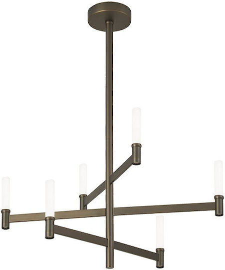 Zambelis Lights LED-Pendelleuchte aus Messing 85x60x133,5 cm