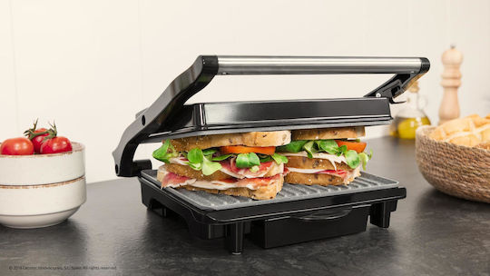 Cecotec Rock'nGrill Rapid Τοστιέρα με Αντικολλητικές Αποσπώμενες Πλάκες για 2 Τοστ 1500W Inox