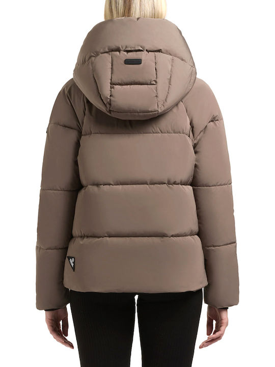 Khujo Μπουφάν Puffer Μπεζ