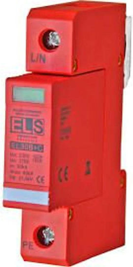 ELS Elektrotechnika Мълниезащитен Панел Монополюсен Максимален Разряден Ток 60kA