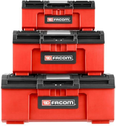 Facom Εργαλειοθήκη Χειρός Πλαστική με Ταμπακιέρα Π59.5xB28.1xΥ26cm