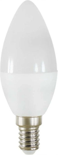 Best Service LED Glühbirne 8W für E14 Fassung und C37 Form Warmes Weiß 806lm