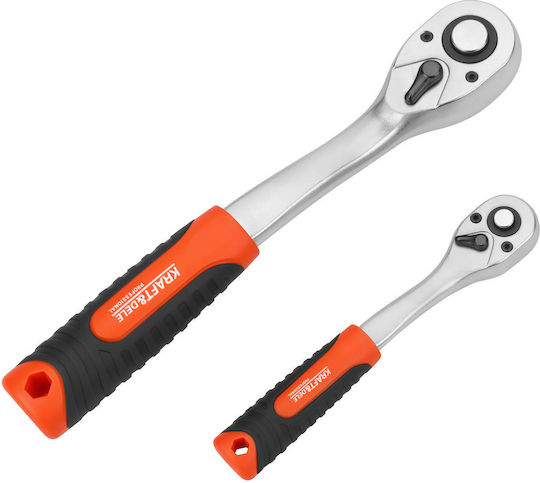 Kraft & Dele Ratschen- und Steckschlüssel-Set 1/4" & 1/2" & 3/8" 10 Stück