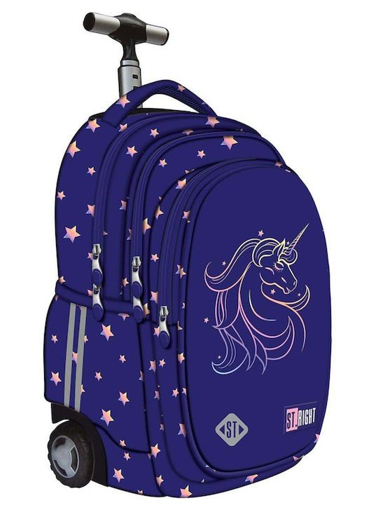 St. Majewski School Trolley Bag Blue 26 Litre 32 x 25 x 44 cm