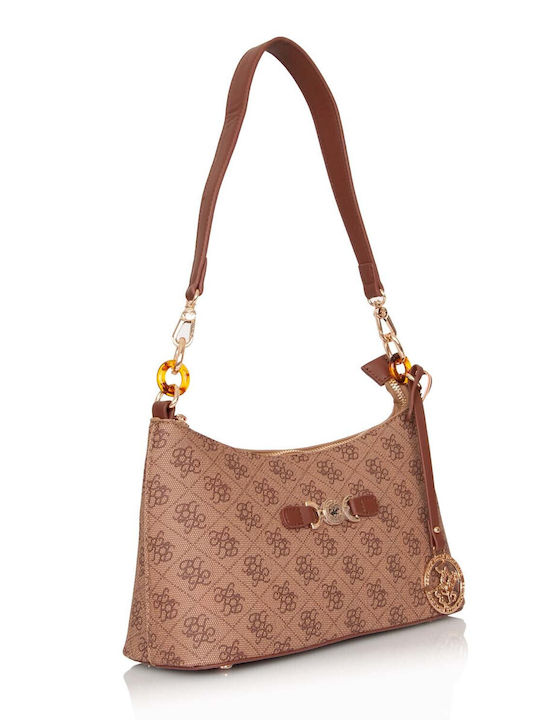 Damentasche Schulter Beige
