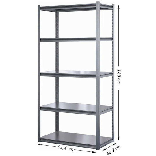 Рафтово Стелаж Dexion 91x45x183см. с 5 Рафта Обща Товароносимост 200кг