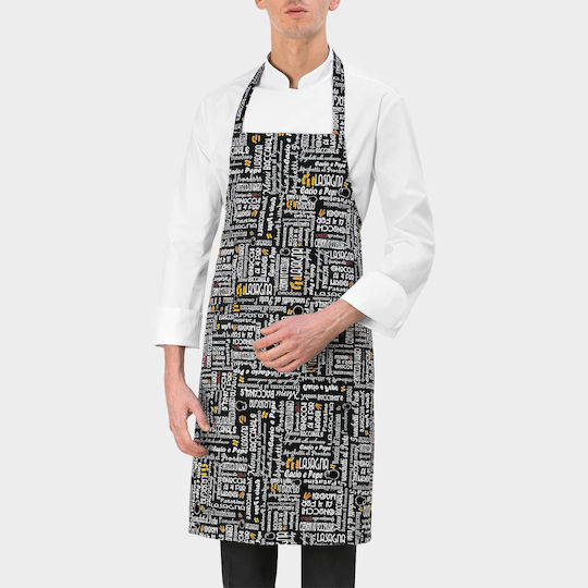 Giblor's Șorț Chef Corp întreg Pettorina Negru